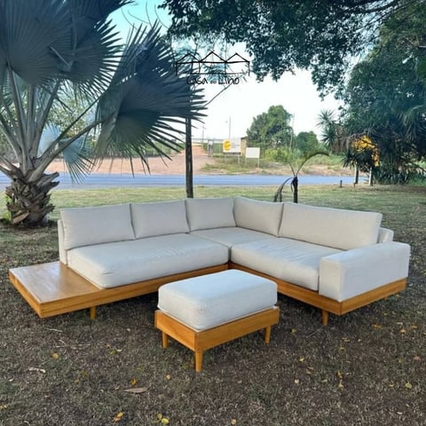 Sofá Melo - Em L | Casa do Lírio