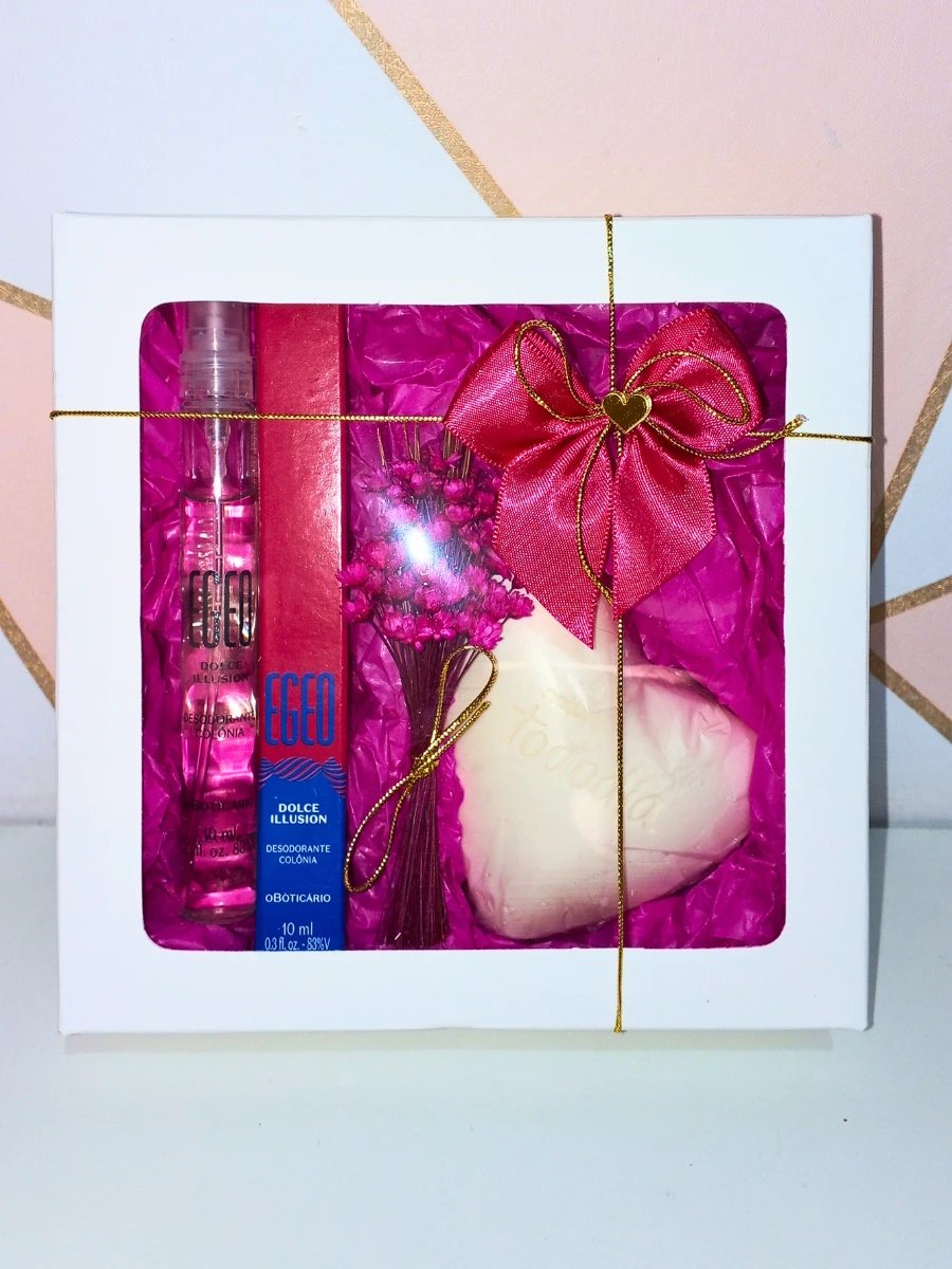 Kit perfume de bolso e sabonete coração OBoticario (04 OPÇÕES) | Loja Chrysdape (3)
