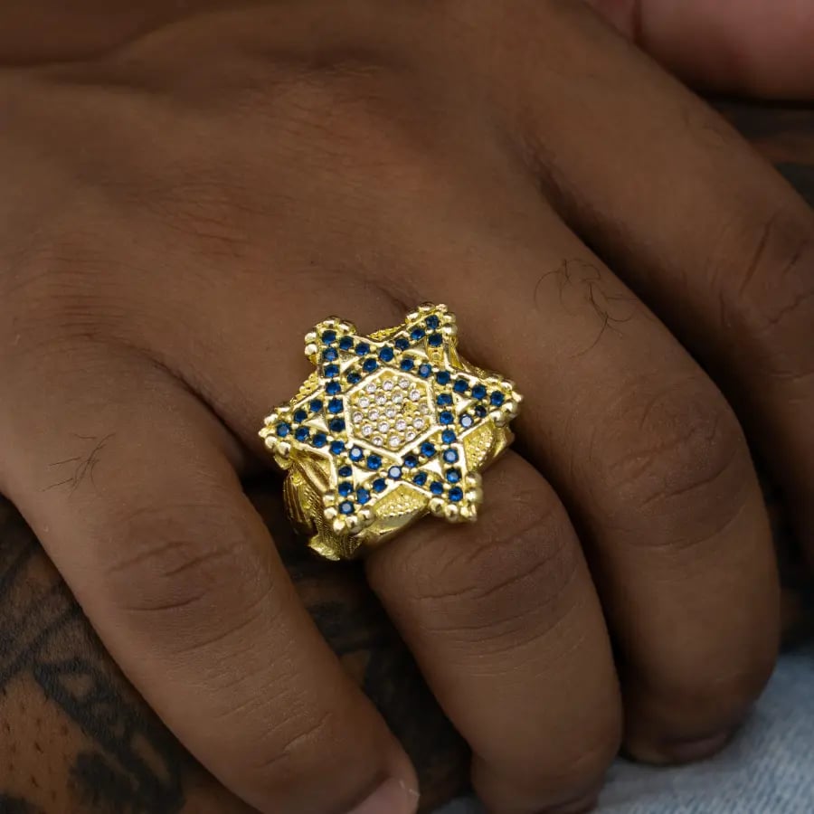 ANEL ESTRELA DE DAVI CRAVEJADA GRANDE | Everest Jóias (2)