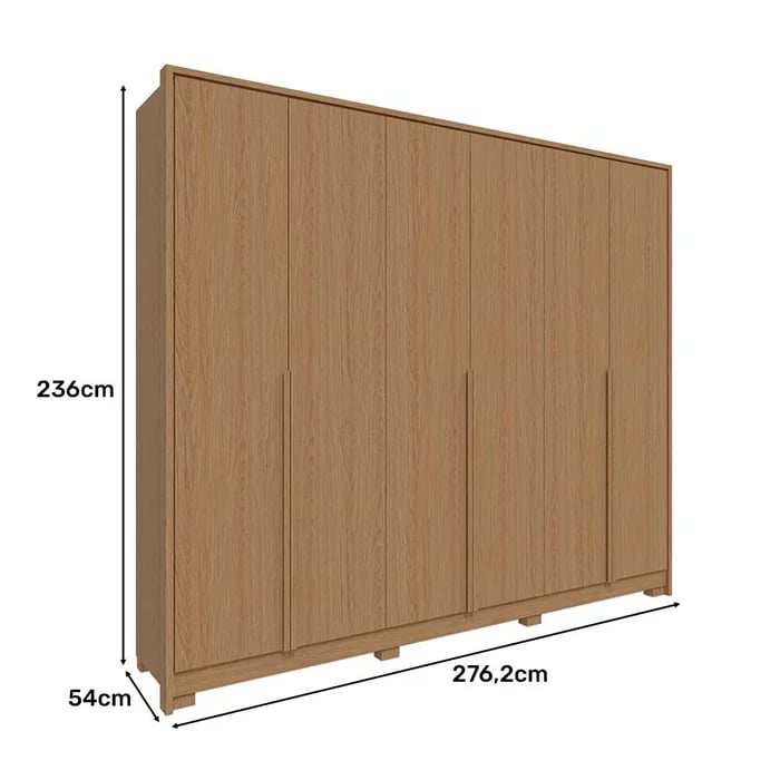 Roupeiro Rimo New Guarapari 6 Portas Com Pes | ELETRO KIT (3)