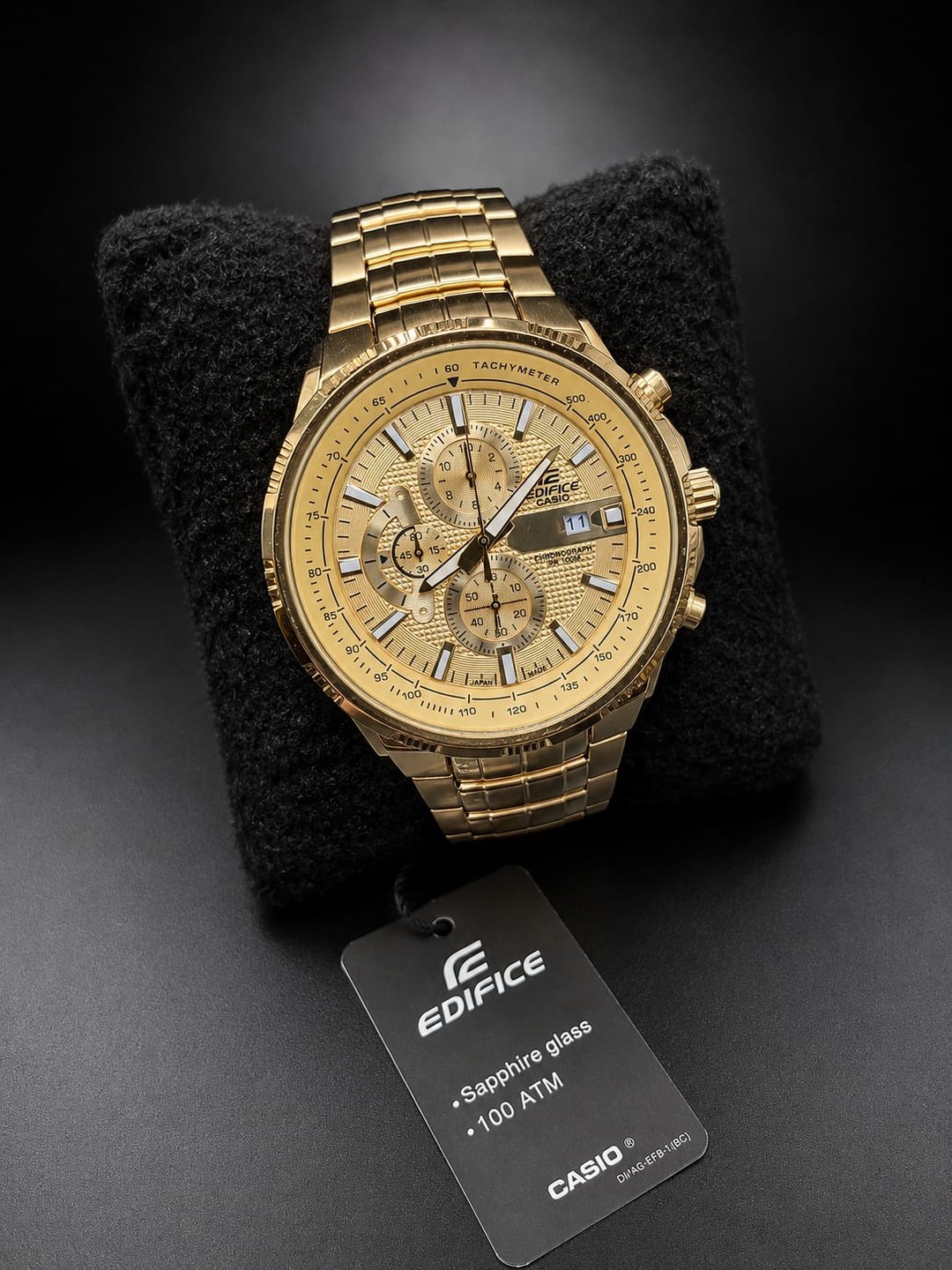 Relógio Casio Edifice Chronograph - Dourado | Everest Jóias (4)