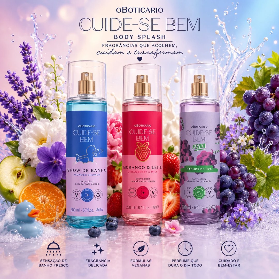 Body splash CUIDE-SE BEM 200ml | Loja Chrysdape (2)