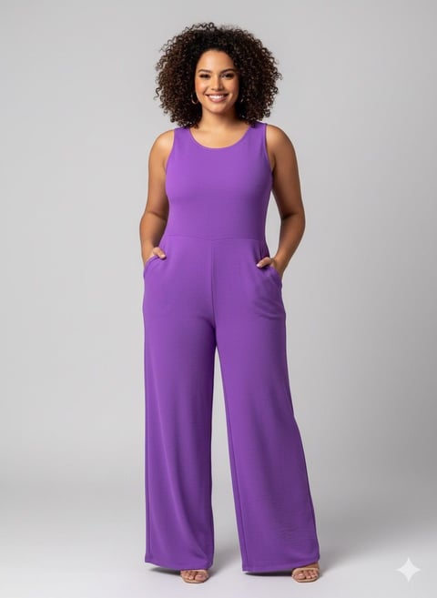Macacão Plus Size PS33 | Dryffer Fashion