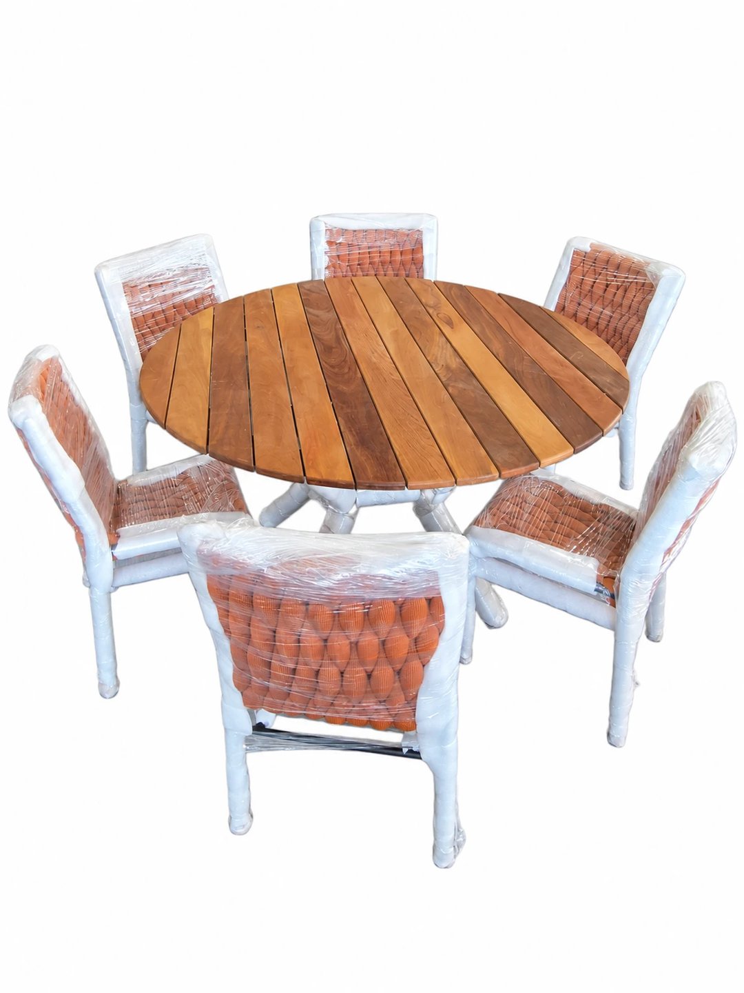 Conjunto de Mesa com Tampo em Madeira + 06 Cadeiras Sevilhas | Traços e Tramas (2)