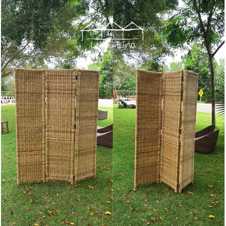 Biombo Em Junco Natural | Casa do Lírio
