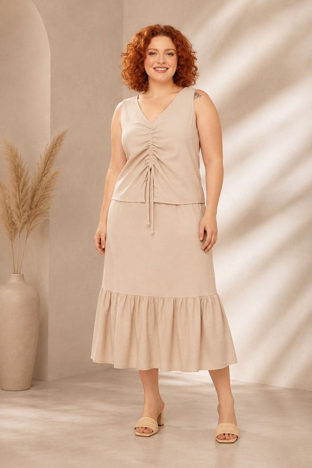 Conjunto Plus Size PS84 | Dryffer Fashion