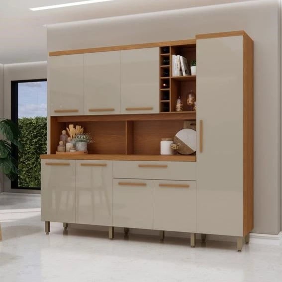Cozinha Cairo Luciane Móveis | ELETRO KIT