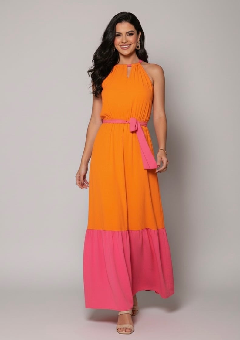 Vestido Bicolor VT40 | Dryffer Fashion