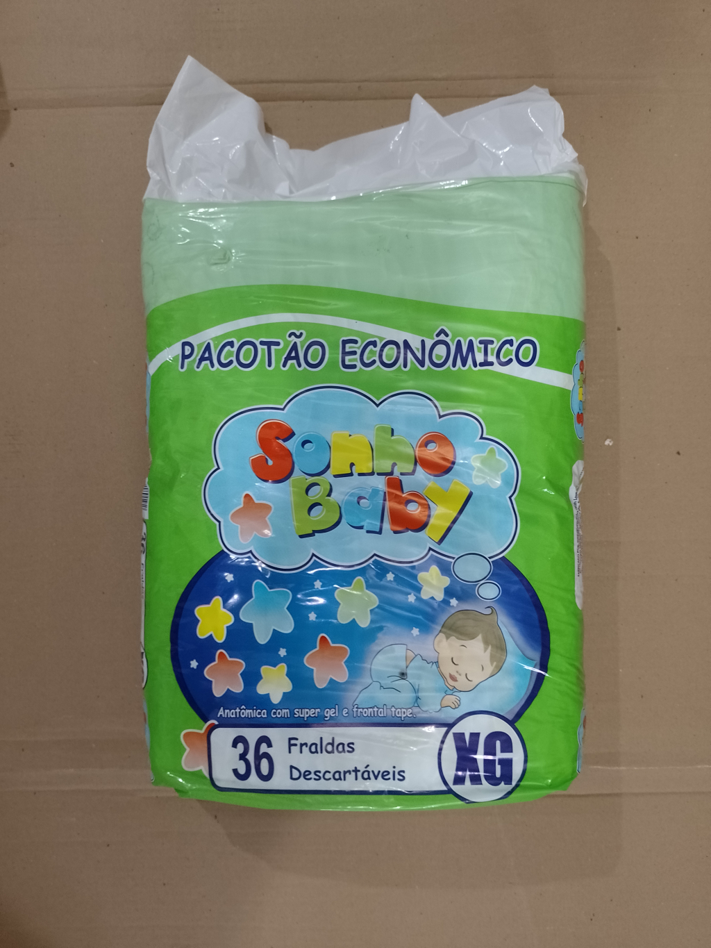 FRALDA SONHO BABY MEGA PACOTÃO C/36 UND TAM XG | Evidenci distribuidora