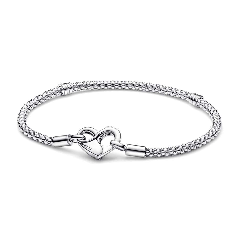 Bracelete De Corrente Cravejada Pandora Moments | Like Joias e Acessórios