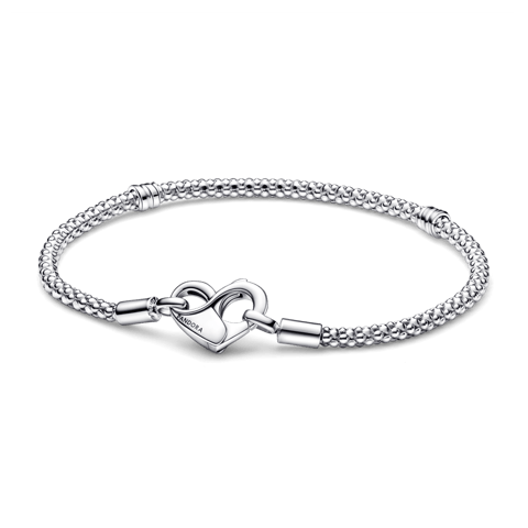 Bracelete De Corrente Cravejada Pandora Moments | Like Joias e Acessórios