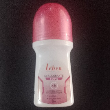 DESODORANTE ROLL-ON LEBEN 55ML FEMME | Evidenci distribuidora
