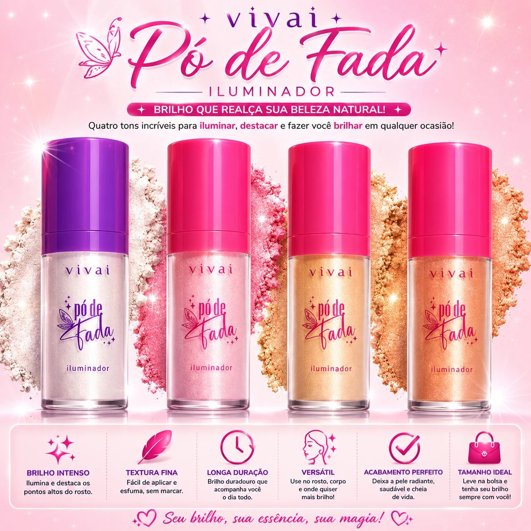 Iluminador Pó de Fada 10g | Loja Chrysdape