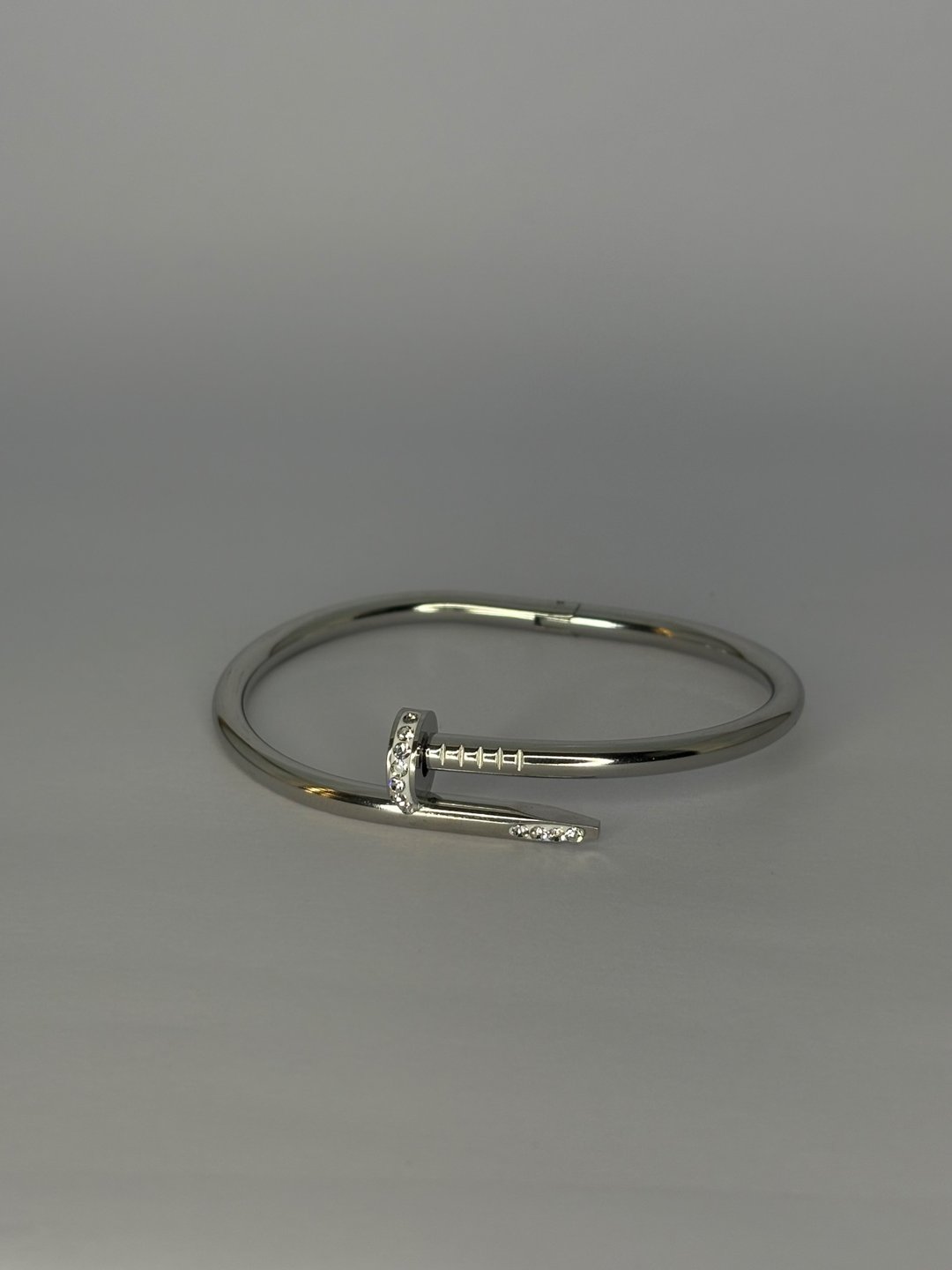 Bracelete aço prata | X1joias