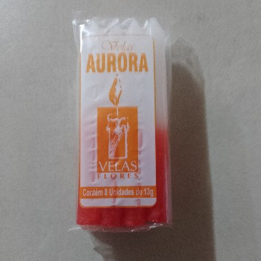 VELA AURORA 2 TONS BRANCA/VERMELHA | Evidenci distribuidora