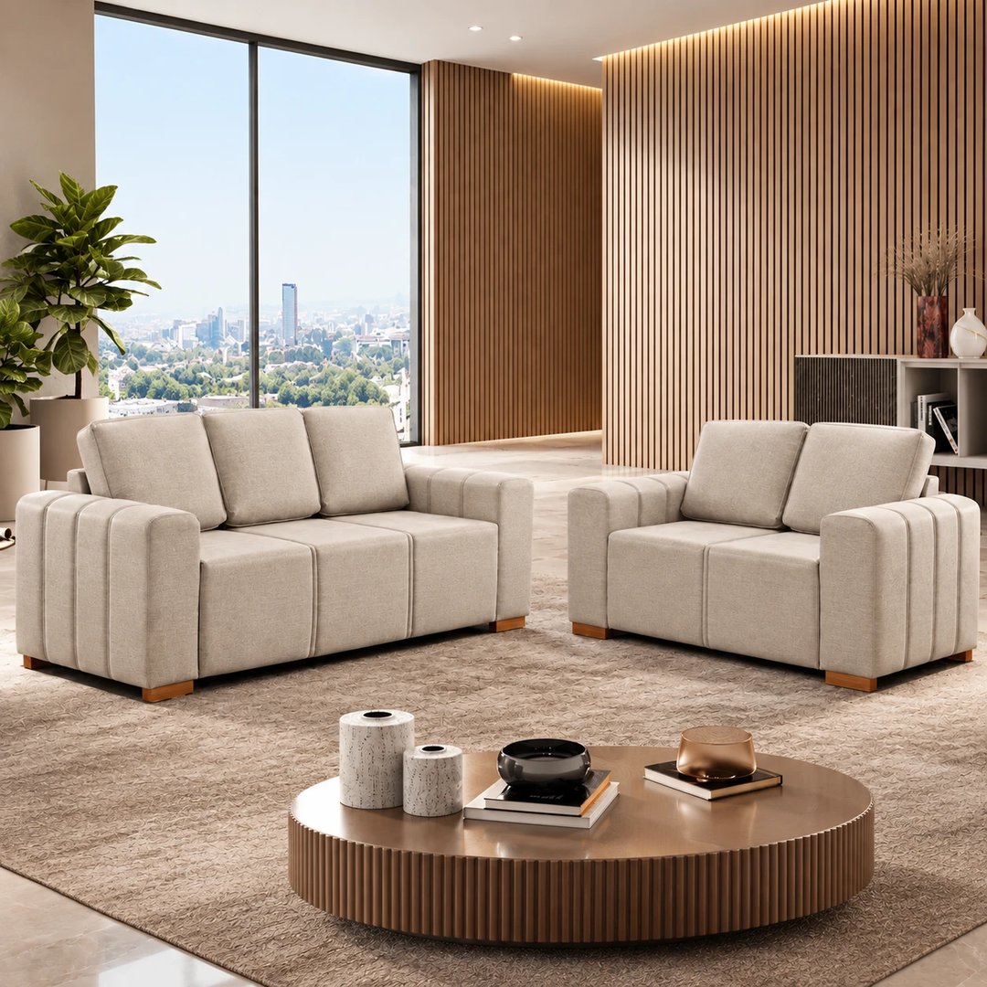 Sofá Plataforma 3 e 2 Lugares MP2372 | ELETRO KIT