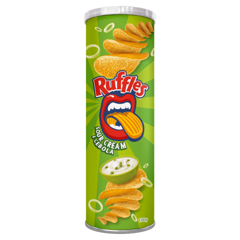 RUFFLES TUBO TIRA ONDA S CREAM 100GX14 | PEP Distribuidora