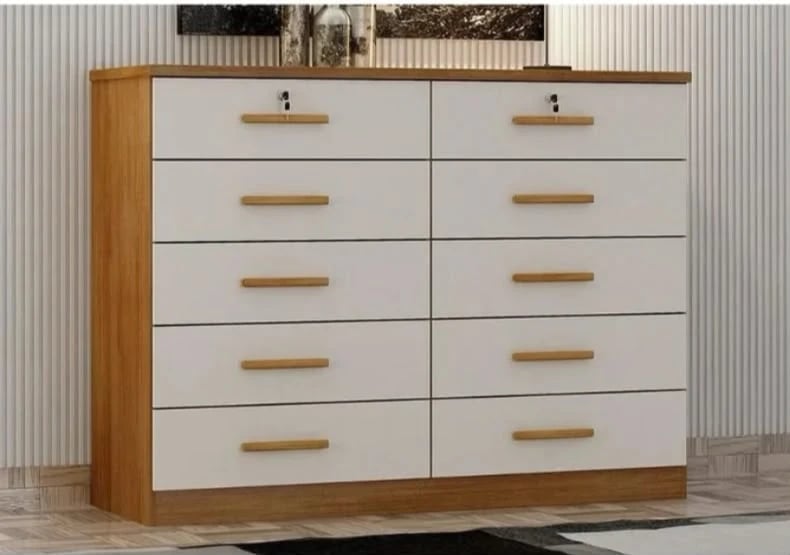 Cômoda Novo Horizonte Deca com 10 Gavetas | ELETRO KIT (2)