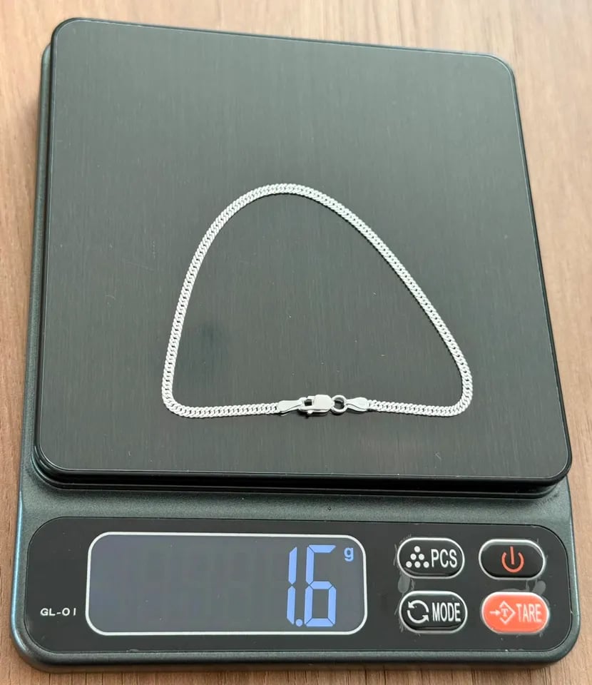 L4-47 PULSEIRA GRUMET DUPLO 2MM 20CM | Everest Jóias