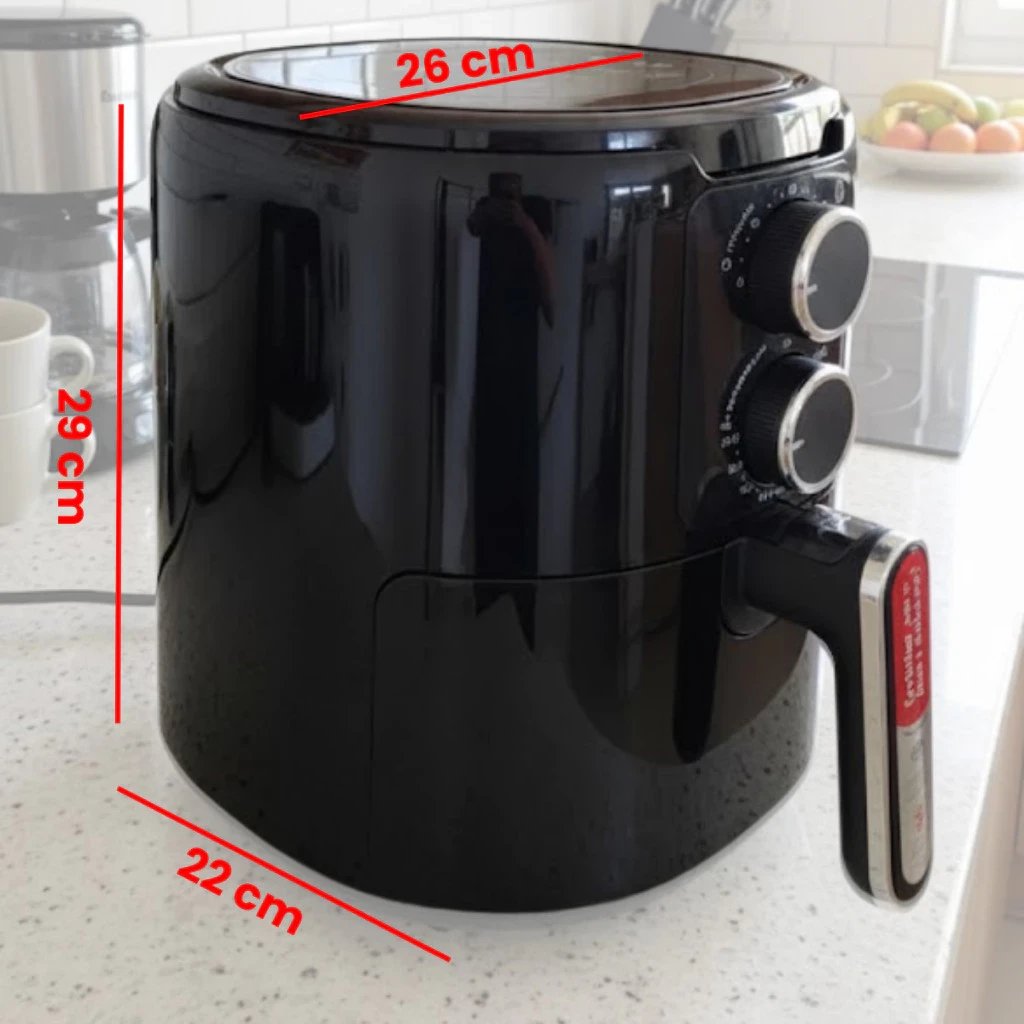Air Fryer Kian Preta Fritadeira Saudável e Prática 220V 4,2L Sem Óleo Assa Rápido | Decoralar móveis e eletrodomésticos (2)