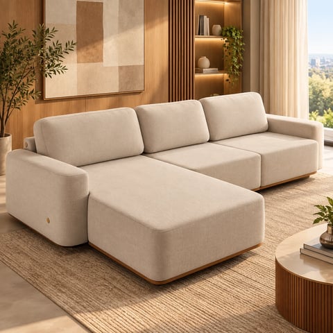 Sofá Plataforma Chaise 2437 | ELETRO KIT