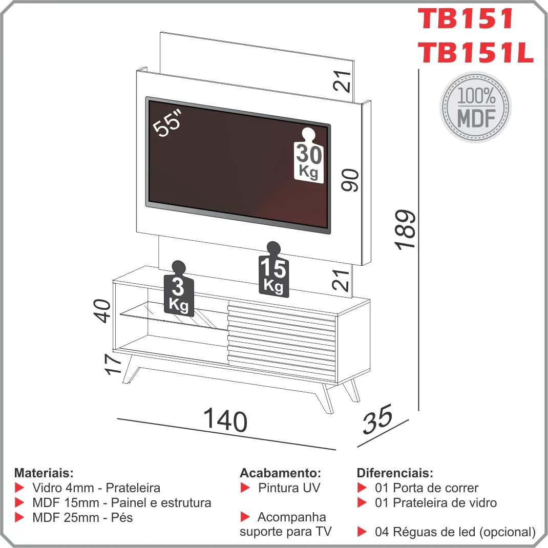Home Dalla Costa TB151 | ELETRO KIT (3)
