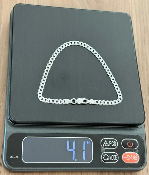 L2-45 PULSEIRA GRUMET 4,2MM 21CM | Everest Jóias