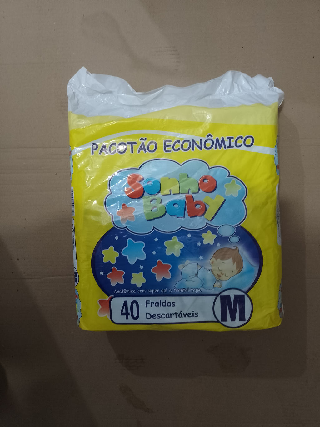 FRALDA SONHO BABY MEGA PACOTÃO C/40UND TAM M | Evidenci distribuidora