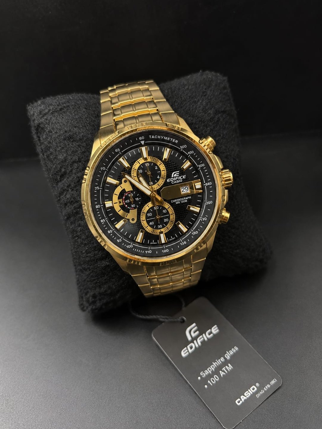 Relógio Casio Edifice Chronograph - Dourado | Everest Jóias