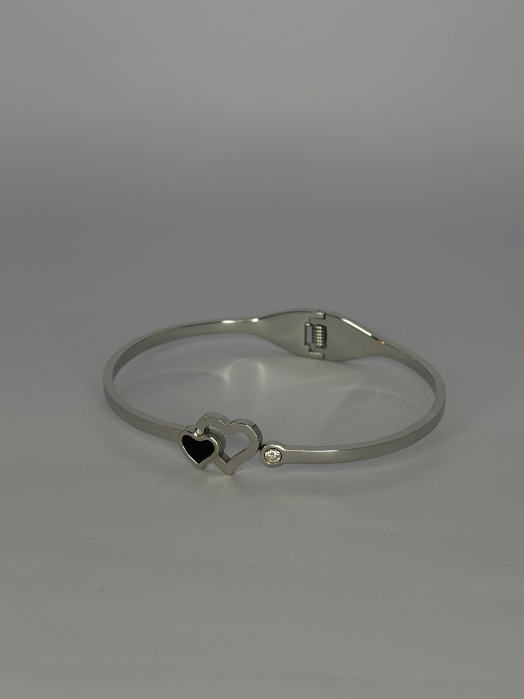Bracelete aço prata | X1joias