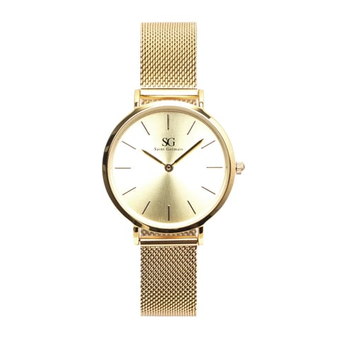 Relógio de Pulso Feminino Dourado Chelsea Full Gold 32mm | Like Joias e Acessórios