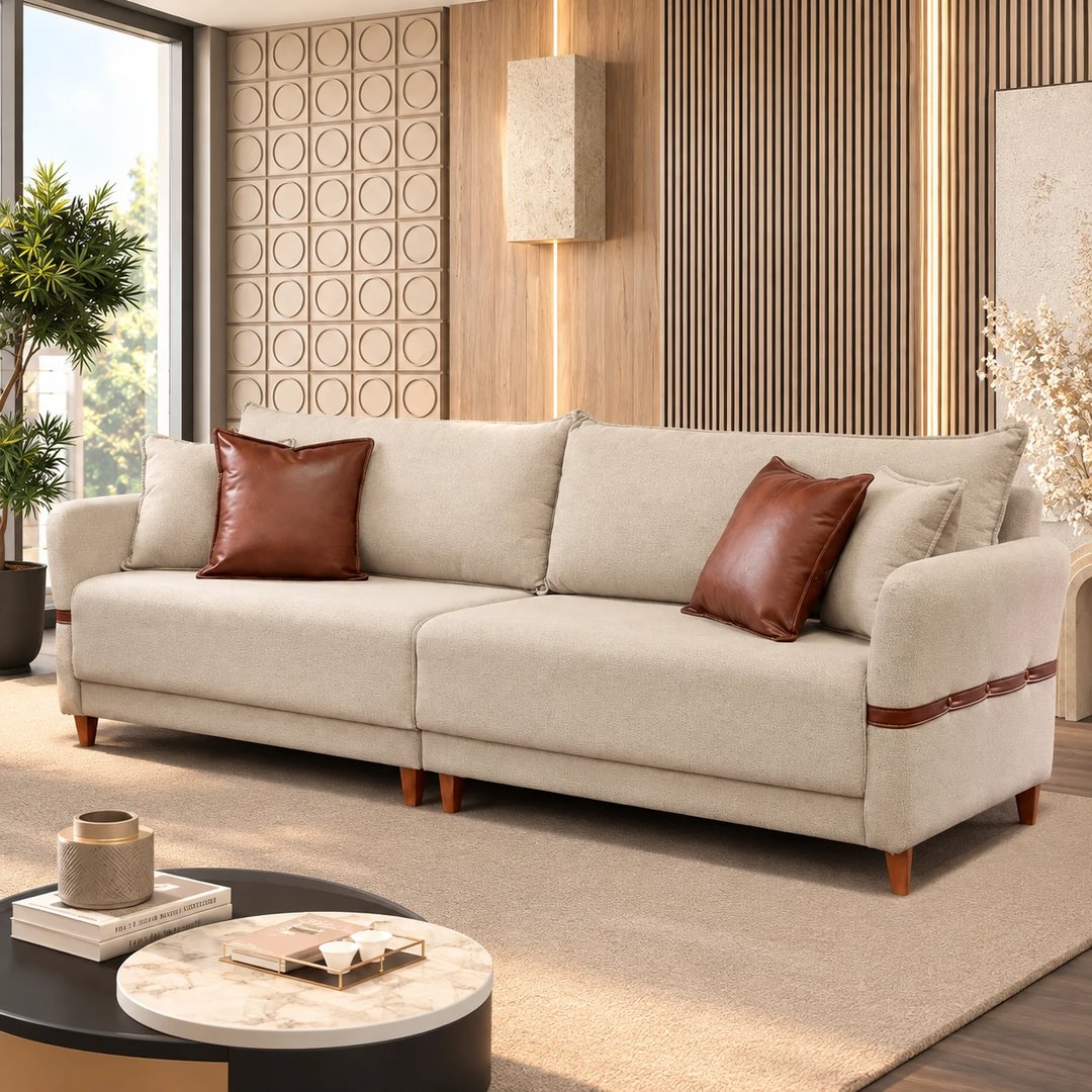 Sofá Lufer Living Canela 3067 | ELETRO KIT