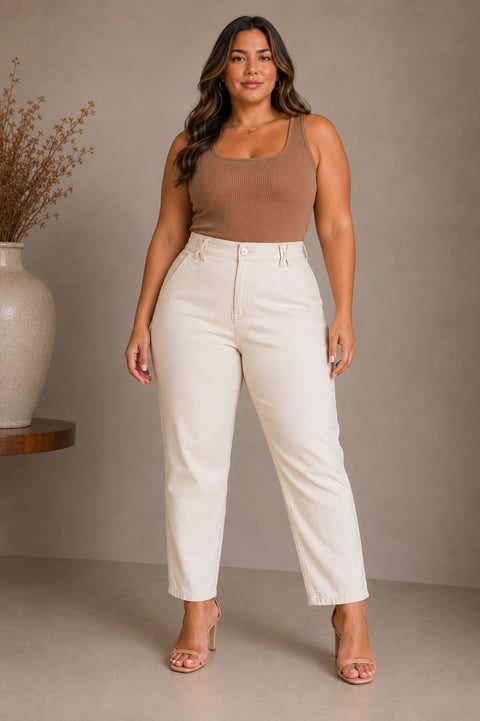 Calça Plus size PS61 | Dryffer Fashion