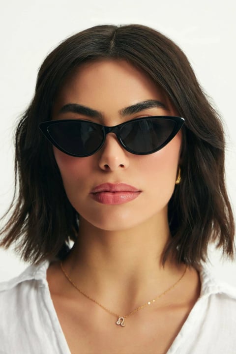 Óculos de Sol Feminino Gatinho Arabelle Preto | Like Joias e Acessórios
