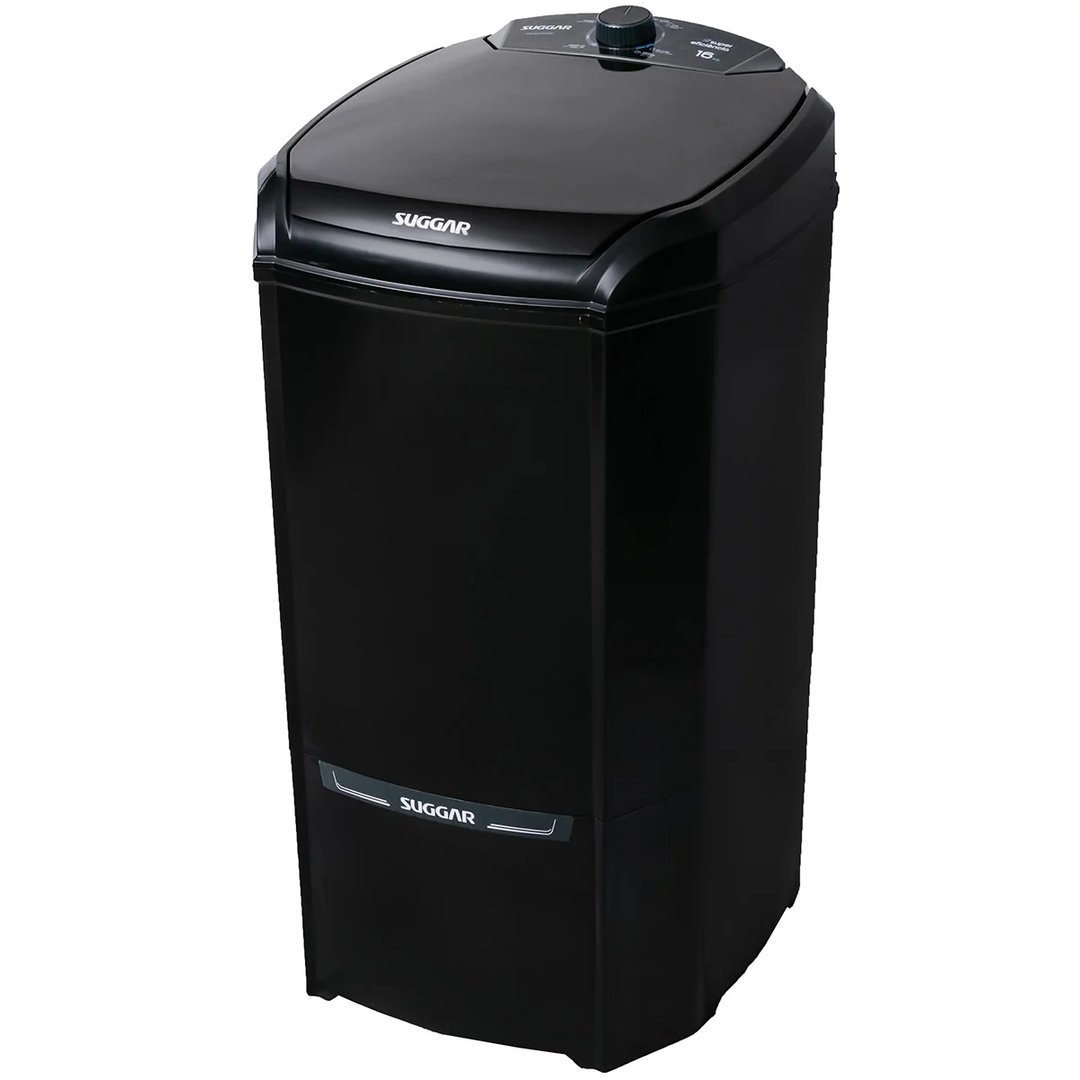 Tanquinho Lavamatic 16kg Preto Suggar | Decoralar móveis e eletrodomésticos