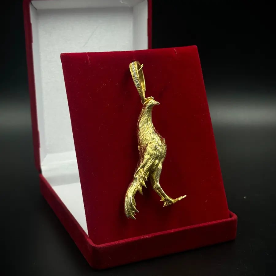 PINGENTE GALO 3D | Everest Jóias