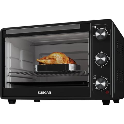 Forno Elétrico 50 Litros Preto Suggar | Decoralar móveis e eletrodomésticos