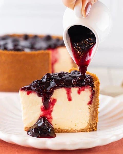 Cheesecake frutas vermelhas | Linqui
