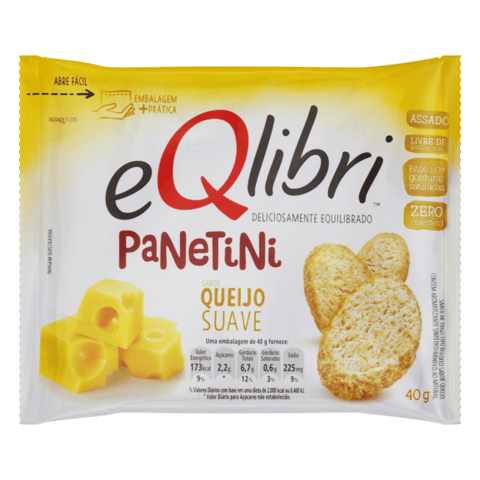 PANETINI QUEIJO SUAVE 62X40G | PEP Distribuidora
