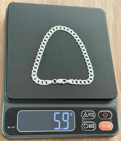 L2-8 PULSEIRA GRUMET 5MM 21CM | Everest Jóias