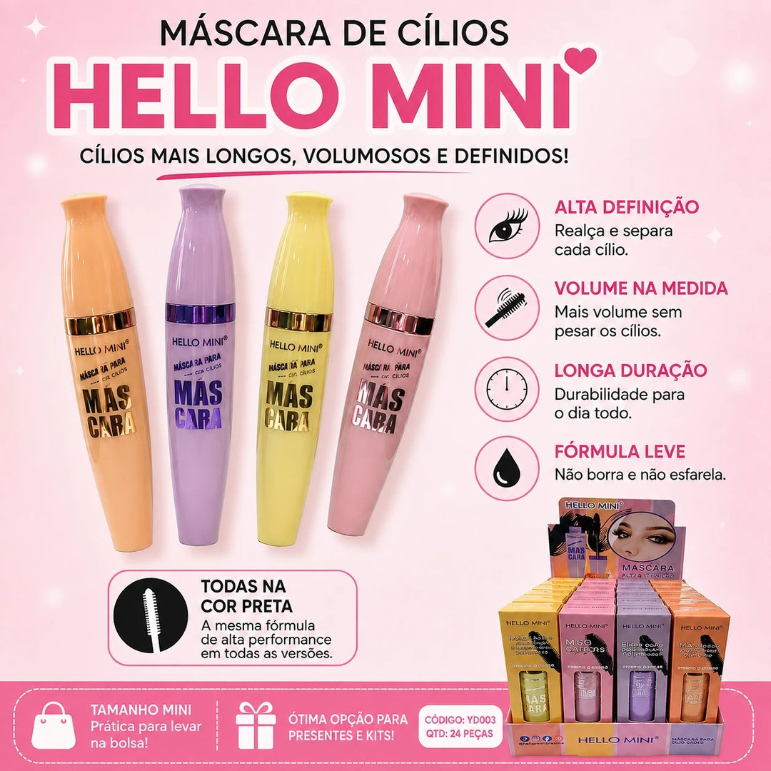 Mascara de Cílios prova d'água PRETA | Loja Chrysdape (2)