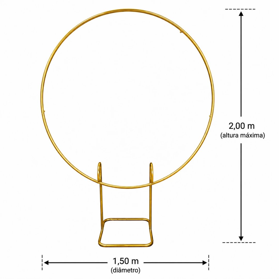 ARCO DESMONTAVEL 1,50 7 PARTES | ART'S FERRO