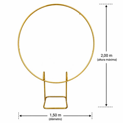 ARCO DESMONTAVEL 1,50 7 PARTES | ART'S FERRO