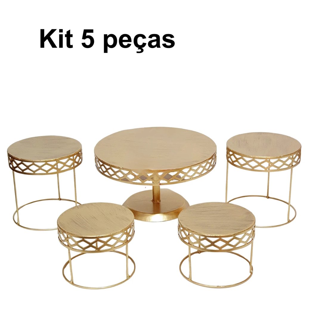 KIT 5 PEÇAS LOSANGO 3 FERRINHOS | ART'S FERRO