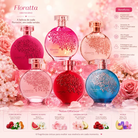 Perfume FLORATTA 75ml | Loja Chrysdape