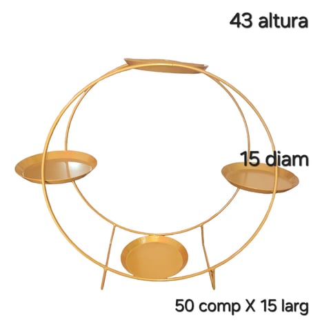 RODA GIGANTE 4 SUPORTES 43ALT | ART'S FERRO