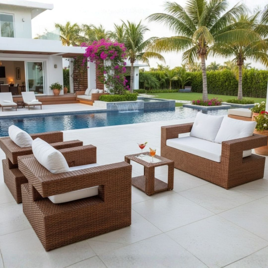 FS - SOFA MACEIO 1,60 X 0,90 EM FIBRA SINTETICA | MAM Móveis Artesanais