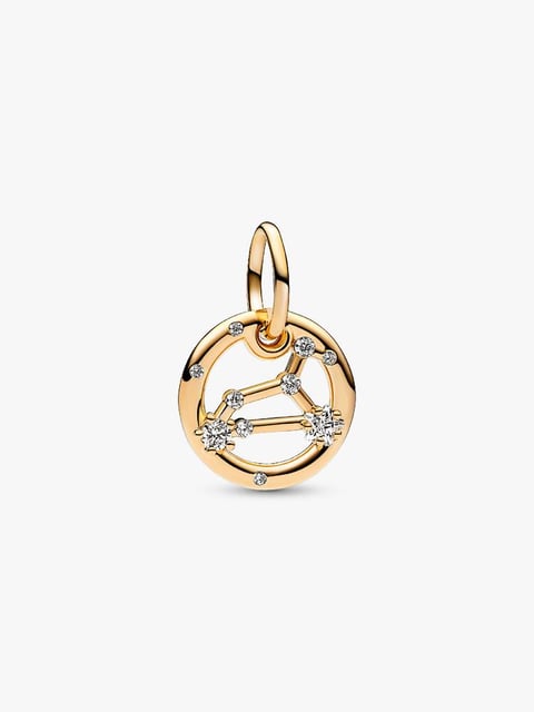 Charm pendente do zodíaco de Leão | Like Joias e Acessórios