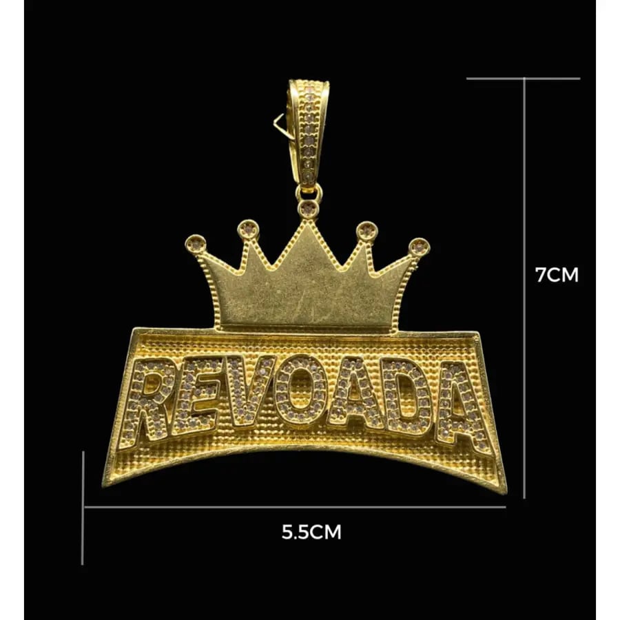PINGENTE REVOADA CRAVEJADO | Everest Jóias