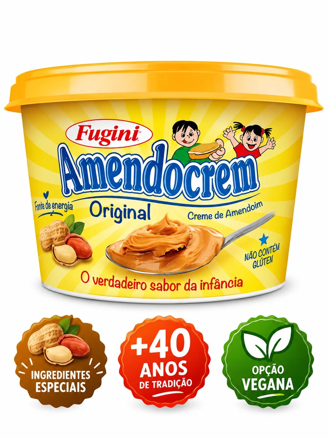 AMENDOCREM FUGINI POTE 24X200G | Central de Negócios B2B
